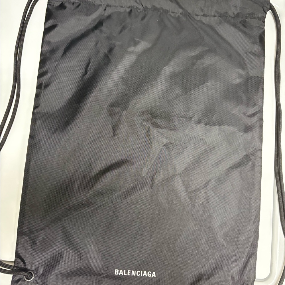 Balenciaga Black Backpack Minimalist Design